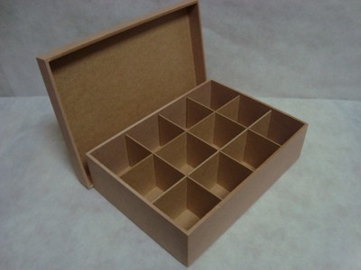 Caixa de MDF crua Camisa c12 Div 11-A x 29-L x 40.5-C